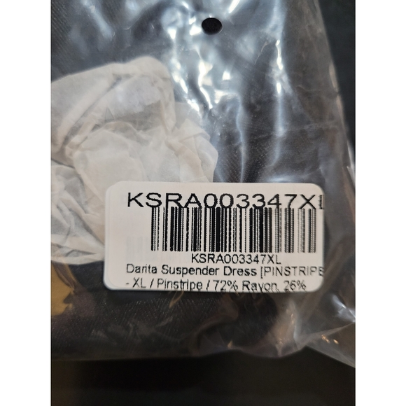 Killstar Darita Suspender Dress [Pinstripe] - Picture 9 of 9